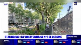 Les travaux de la voie lyonnaise 2 ont débuté sur le boulevard Stalingrad