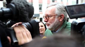 Jean-François Rocchi, président du Consortium de réalisation (CDR), à son arrivée à la Brigade financière de Paris, le 10 juin.