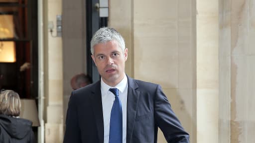 Pour Laurent Wauquiez, ici le 29 avril dernier à l'Assemblée nationale, "le rapprochement avec le centre" prôné par Juppé est "une profonde erreur".