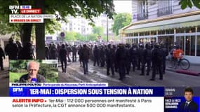 "Il y a besoin d'autres formes de lutte" affirme Philippe Poutou (NPA), qui juge que "les manifestations, ça ne suffit pas"