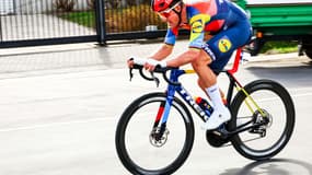 Mads Pedersen de la formation Lidl-Trek en 2025