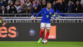 Kylian Mbappé lors du match amical France-Allemagne (0-2), le 23 mars 2024