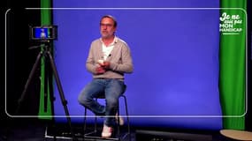 Frédéric Cloteaux, chef d'entreprise, a une main atrophiée de naissance