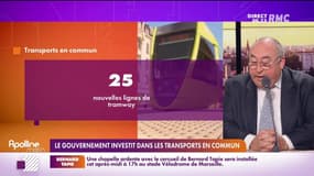 L’info éco/conso du jour d’Emmanuel Lechypre : Le gouvernement investit dans les transports en commun - 07/10
