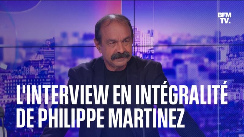 L'interview de Philippe Martinez, le secrétaire général de la CGT, en intégralité sur BFMTV