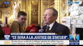 Affaire Benalla: pour Philippe Bas "C'est grave de ne pas respecter son serment devant la commission parlementaire"