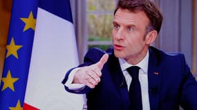 Emmanuel Macron le 22 mars 2023.