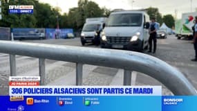 JO 2024: 306 policiers alsaciens déployés à Paris en renfort 