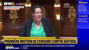 Motion de censure: "nous continuerons à vous censurer" dénonce Cyrielle Chatelain à l'Assemblée