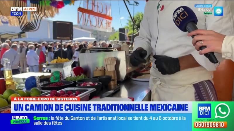 Foire expo de Sisteron: un food truck met à l'honneur la cuisine traditionnelle mexicaine