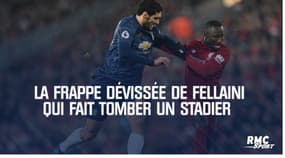 Premier League – La frappe complètement dévissée de Fellaini qui fait tomber un stadier