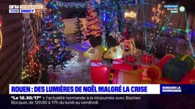 Rouen: des lumières de Noël malgré la crise