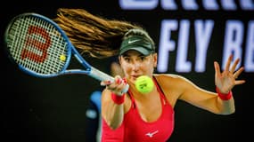 Océane Dodin lors de l'Open d'Australie, le 22 janvier 2024.