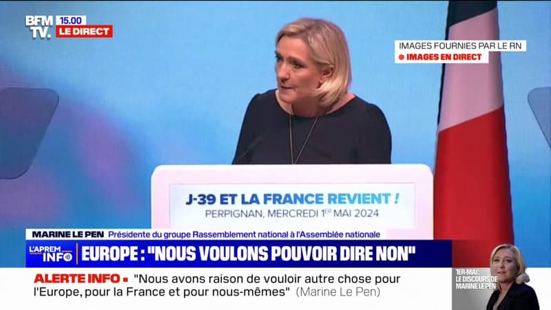L'Union européenne: une machine à fabriquer des systèmes vicieux au lieu de prôner des systèmes vertueux, déclare Marine Le Pen