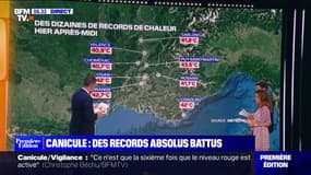 Canicule: de nouveaux records absolus de chaleur battus ce mardi