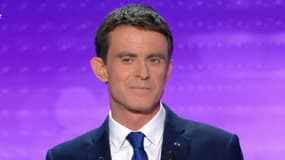 Manuel Valls lors du débat. 