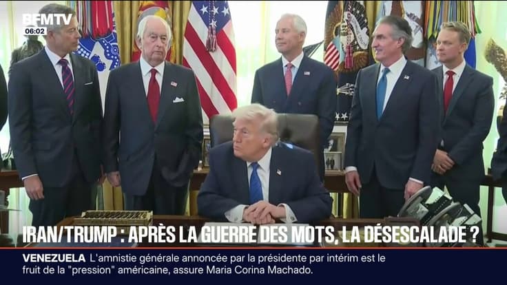 Iran: après plusieurs menaces, Donald Trump affirme que l'Iran "veut conclure un accord"