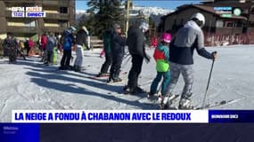 Chabanon: la neige a fondu avec le redoux