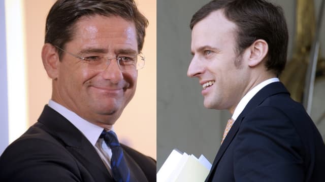 Nicolas Dufourq et Emmanuel Macron estiment tous deux que la vie des entrepreneurs est plus dure que celle des salariés. 