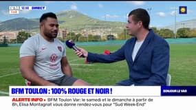 Var: Christopher Tolofua, talonneur pour le RC Toulon, raconte son retour de blessure