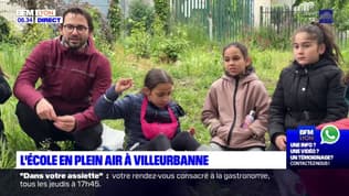 Un dispositif spécifique permet de faire l'école en plein air à Villeurbanne