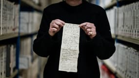 La lettre manuscrite de 1856 retrouvée à Dijon