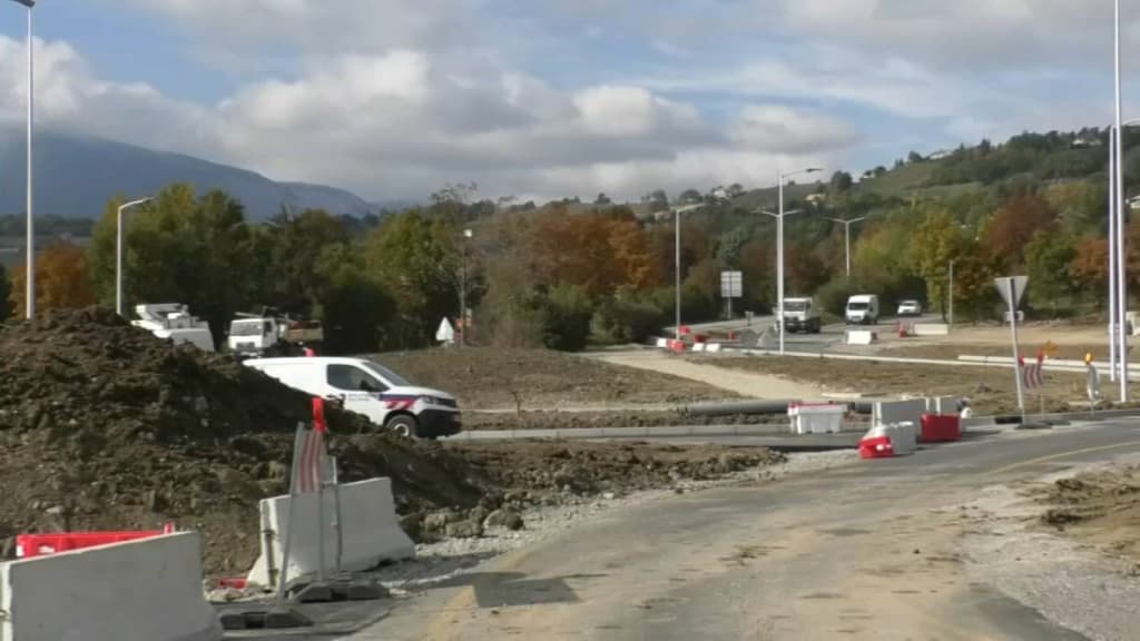 LE CHANTIER DE LA ROCADE DE GAP STOPPÉ EN RAISON D'UN GLISSEMENT DE TERRAIN