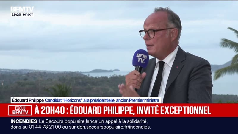 "Je considère que toutes celles et ceux qui se classent à droite et au centre ont vocation à travailler ensemble": à 20h40, Édouard Philippe sera l'invité exceptionnel de BFMTV