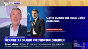 ÉDITO - Guerre en Ukraine: Emmanuel Macron poursuit ses efforts pour "mondialiser le sujet"