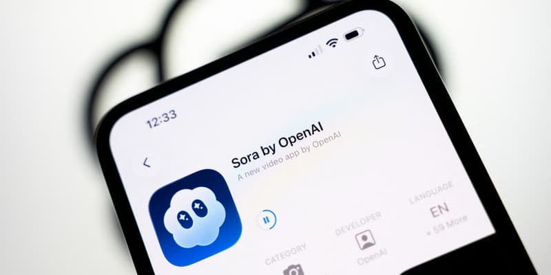 L'application Sora d'OpenAI.