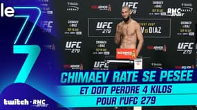 UFC 279 : Chimaev rate sa pesée et doit perdre 4 kg en une heure