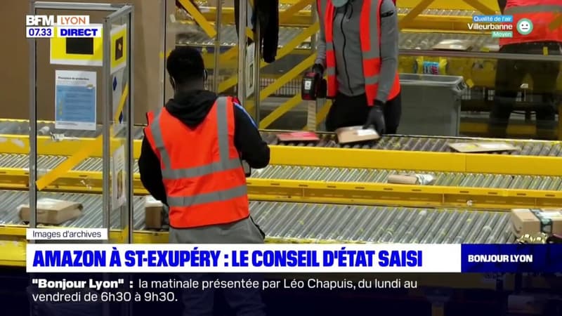 Le Conseil d'État saisi sur la possible implantation d'Amazon près de l'aéroport de Lyon