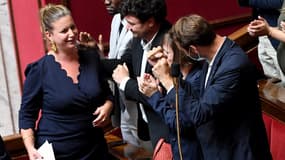 Mathilde Panot le 6 juillet 2022 à l'Assemblée nationale 
