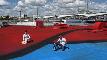 La fresque apparaîtra sur le toit du Pavillon 3 de Paris-Expo Porte de Versailles