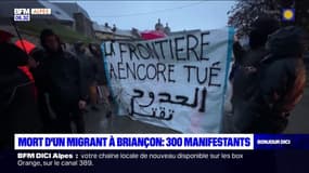 Mort d'un migrant à Briançon: 300 personnes rassemblées pour une manifestation