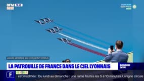 La patrouille de France dans le ciel lyonnais