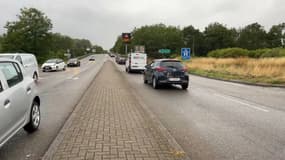 Des travaux se tiennent jusqu'au 14 août sur la M35 entre Strasbourg et Geispolsheim afin de rénover la chaussée.