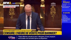 Motion de censure: "Des consensus sont possibles" déclare Laurent Marcangelli (Horizons) en s'adressant à la gauche