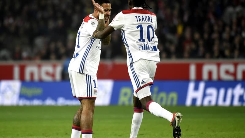 Memphis Depay et Bertrand Traoré