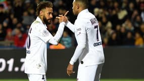 Neymar et Mbappe