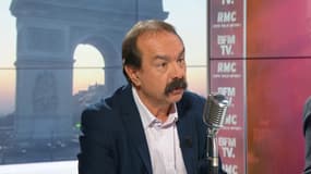 Philippe Martinez était l'invité de BFMTV et RMC ce vendredi. 