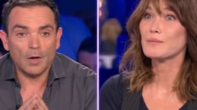 Yann Moix et Carla Bruni dans ONPC du samedi 18 novembre.