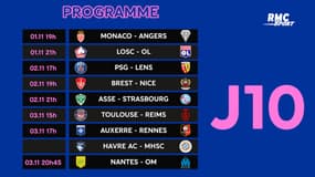 Ligue 1 : Le programme de la 10e journée avec Losc-OL et PSG-Lens
