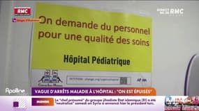 Vague d'arrêts maladie à l'hôpital: "on est épuisés" 