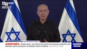 Benjamin Netanyahu: "J'appelle à nouveau la population non impliquée à Gaza à évacuer vers le sud de la bande"