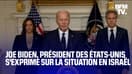 Le président des États-Unis, Joe Biden, s'exprime sur la situation en Israël
