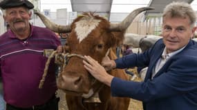 Fabien Roussel au Sommet de l'élevage à Cournon d'Auvergne le 6 octobre 2021