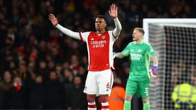 Gabriel avec Arsenal en 2022.