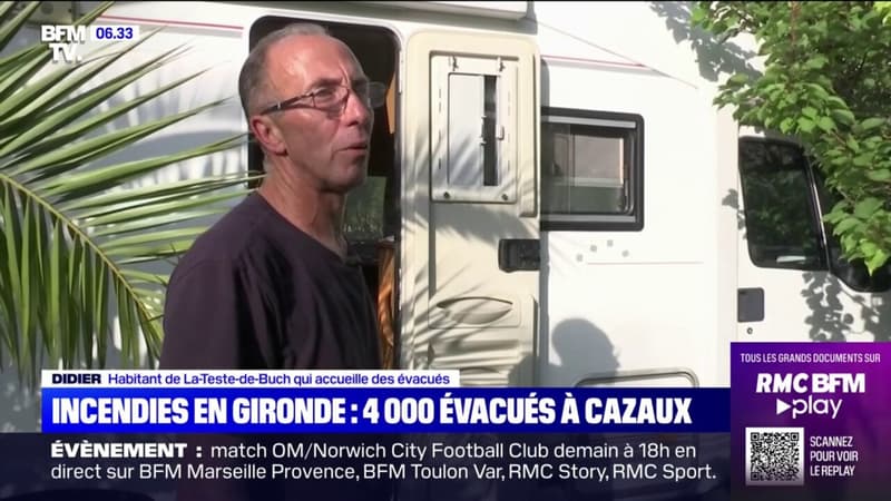 Incendies en Gironde: 4 000 personnes ont été évacuées du village de Cazaux
