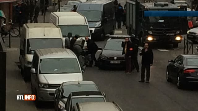 Les images de l'arrestation de Salah Abdeslam, ce vendredi, à Molenbeek.